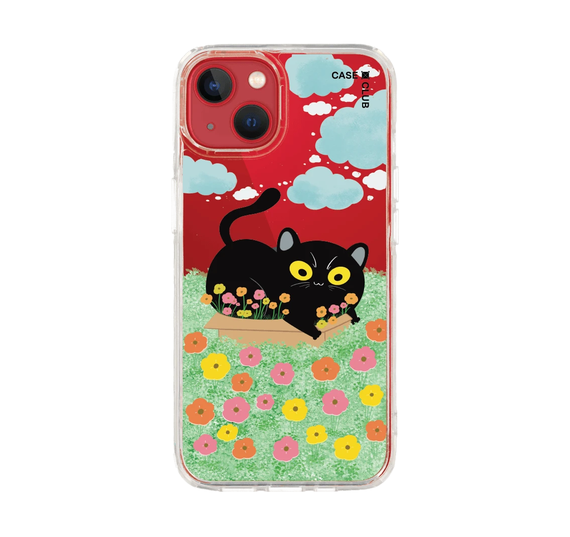 garden black cat